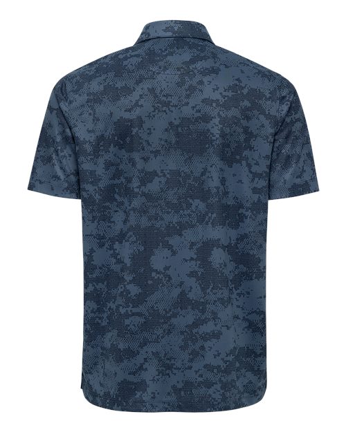 Men's Monterey Printed Polo - Navy Back