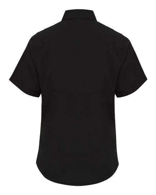 Women's Hatteras Performance Short Sleeve Fishing Shirt - Black Back