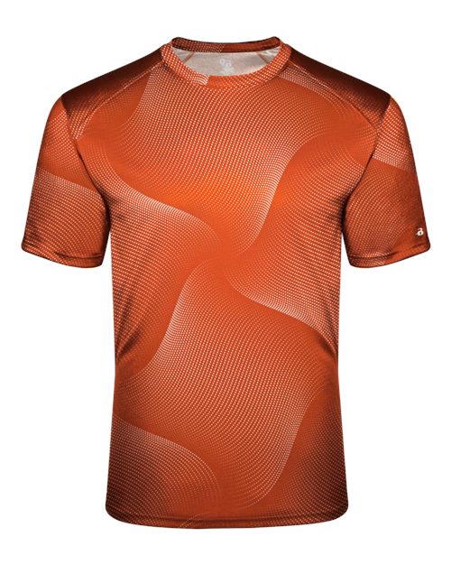 Unisex Warp T-Shirt - Burnt Orange Front