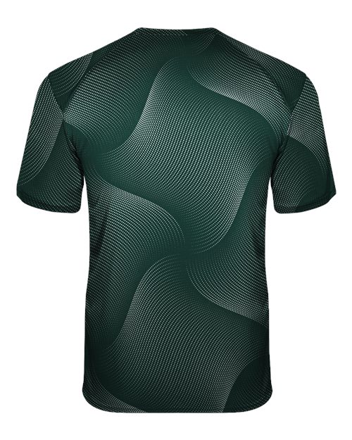 Unisex Warp T-Shirt - Forest Back