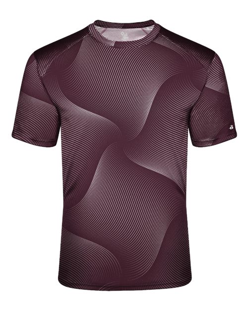 Unisex Warp T-Shirt - Maroon Front