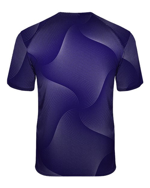 Unisex Warp T-Shirt - Purple Back