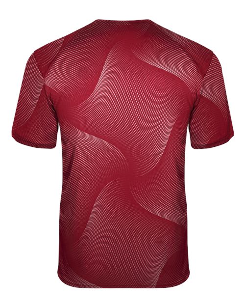 Unisex Warp T-Shirt - Red Back