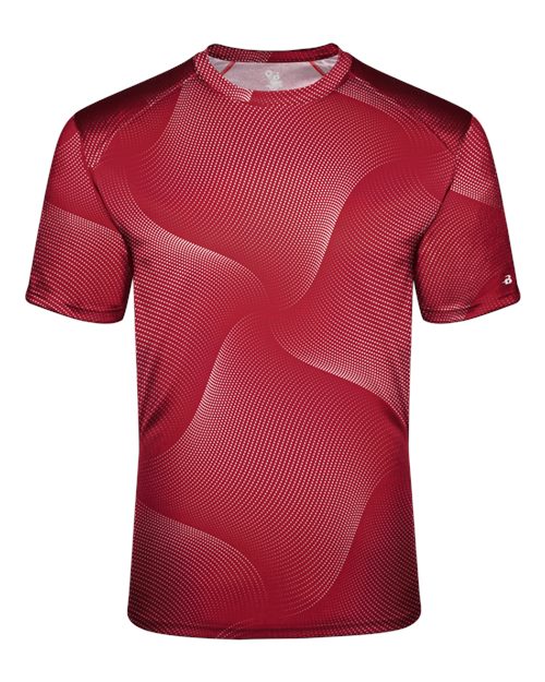 Unisex Warp T-Shirt - Red Front