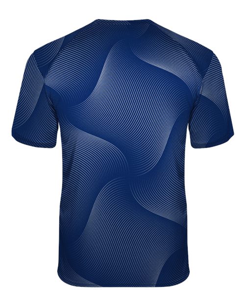 Unisex Warp T-Shirt - Royal Back