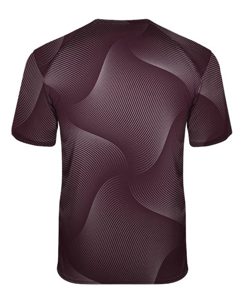 Youth Warp T-Shirt - Maroon Back