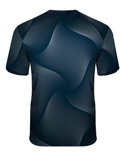 Youth Warp T-Shirt - Navy Back