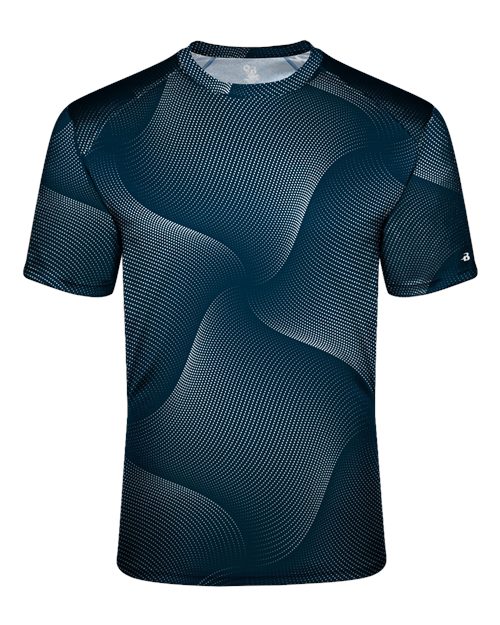 Youth Warp T-Shirt - Navy Front