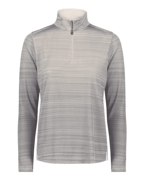 Women's Pursuit Quarter-Zip Pullover - Athletic Grey Front
