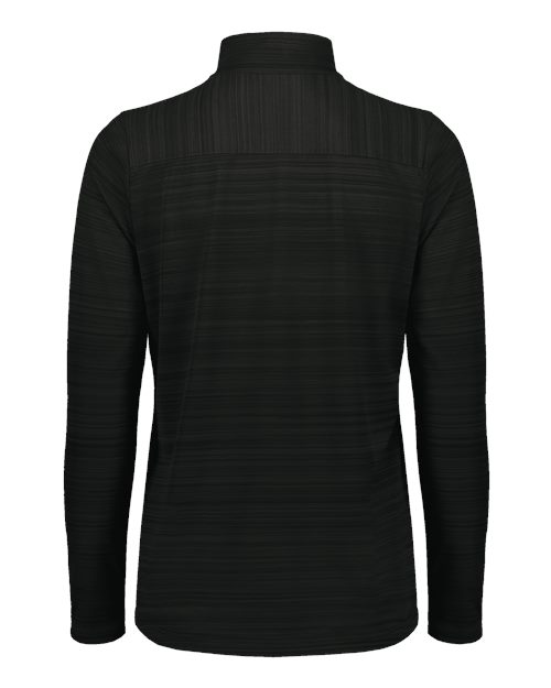 Women's Pursuit Quarter-Zip Pullover - Black Back