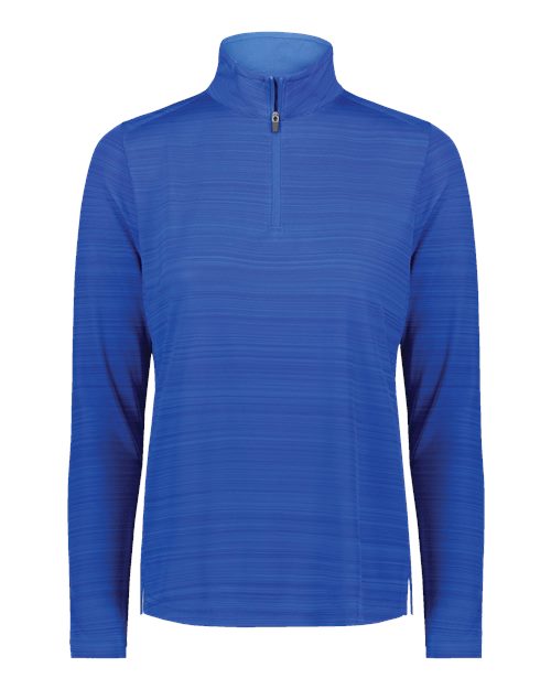 Women's Pursuit Quarter-Zip Pullover - Royal Front