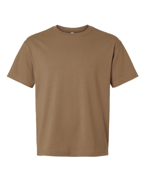 6 oz. Heavyweight Tee - Vintage Brown Front
