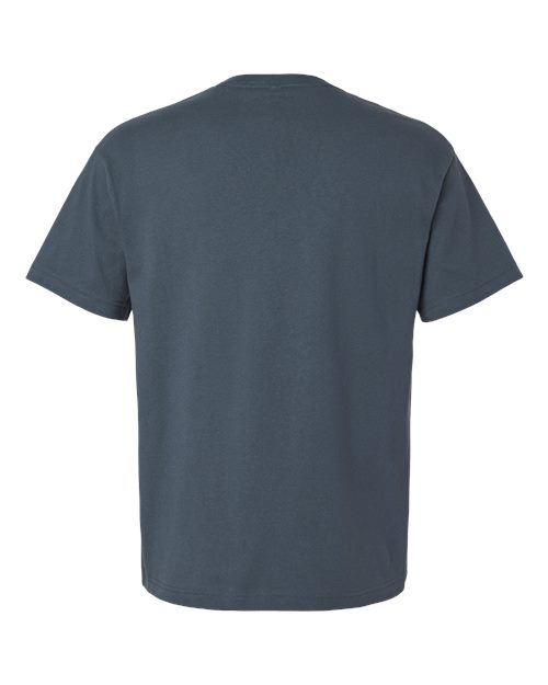 6 oz. Heavyweight Tee - Vintage Navy Back