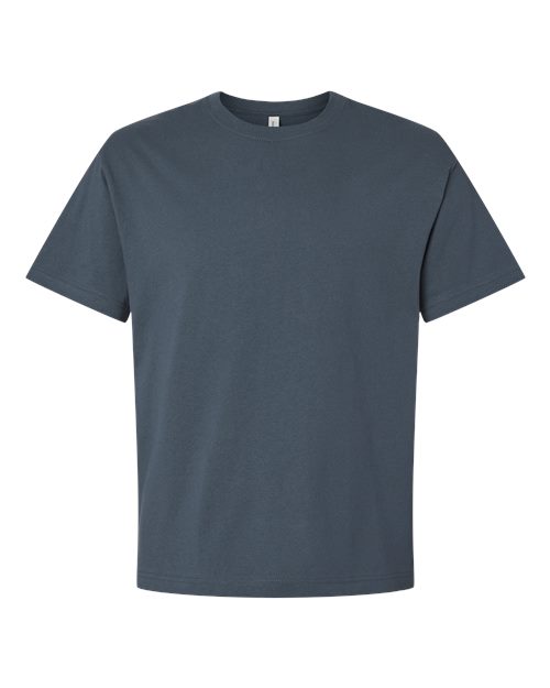 6 oz. Heavyweight Tee - Vintage Navy Front