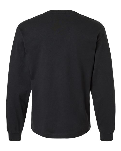 6 oz. Heavyweight Long Sleeve Tee - Vintage Black Back
