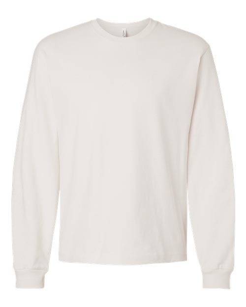 6 oz. Heavyweight Long Sleeve Tee - Vintage White Front