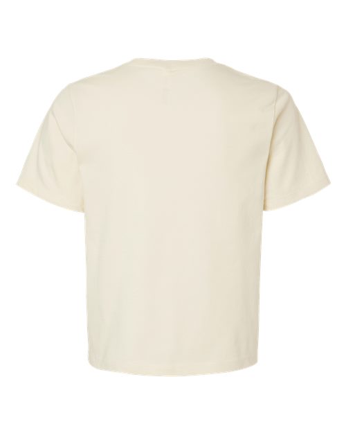 Women's 6 oz. Heavyweight Tee - Natural Back