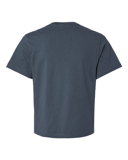 Women's 6 oz. Heavyweight Tee - Vintage Navy Back