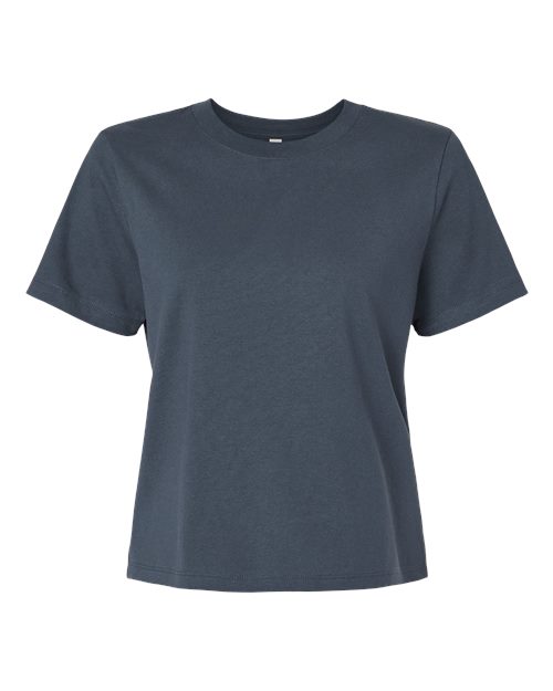 Women's 6 oz. Heavyweight Tee - Vintage Navy Front