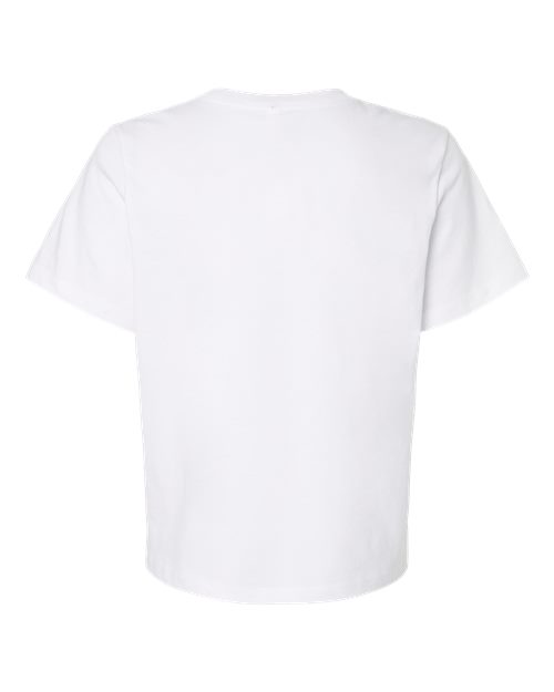 Women's 6 oz. Heavyweight Tee - White Back