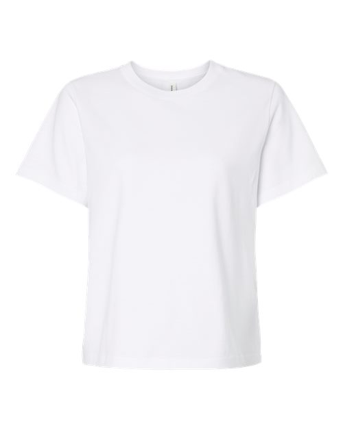 Women's 6 oz. Heavyweight Tee - White Front