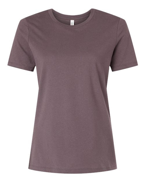 BELLA + CANVAS Women’s Relaxed Jersey Tee - Purple Storm Front