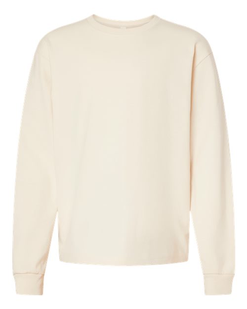 Youth 6oz. Heavyweight Long Sleeve Tee - Natural Front