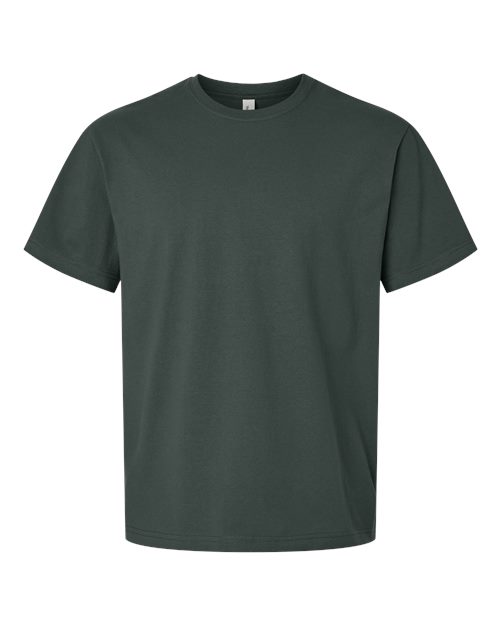 Unisex 7.5 oz Heavyweight Tee - Hunter Green Front