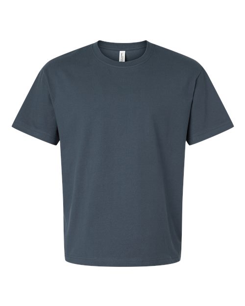 Unisex 7.5 oz Heavyweight Tee - Vintage Navy Front
