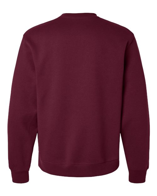 Unisex 10 oz. Heavyweight Crewneck Sweatshirt - Maroon Back