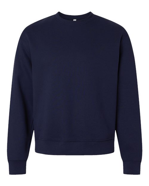 Unisex 10 oz. Heavyweight Crewneck Sweatshirt - Navy Front