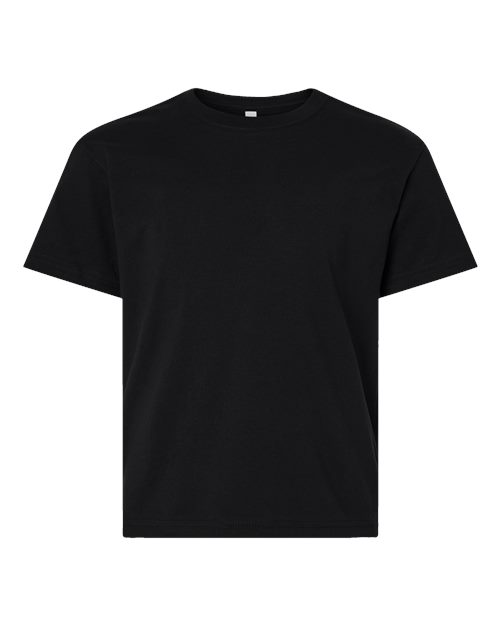 Youth 6 oz. Heavyweight Tee - Black Front