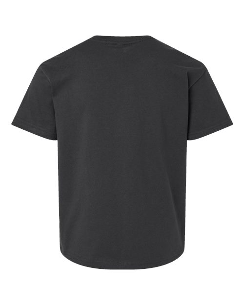 Youth 6 oz. Heavyweight Tee - Dark Grey Back