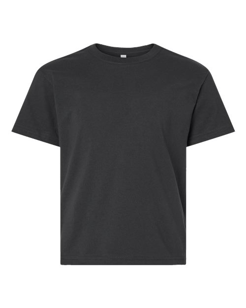 Youth 6 oz. Heavyweight Tee - Dark Grey Front