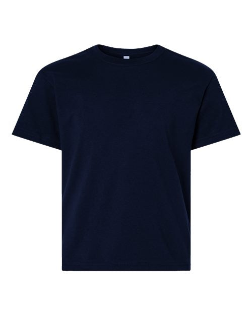 BELLA + CANVAS Youth 6 oz. Heavyweight Tee - Navy Front