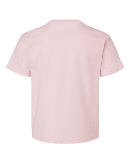 Youth 6 oz. Heavyweight Tee - Soft Pink Back