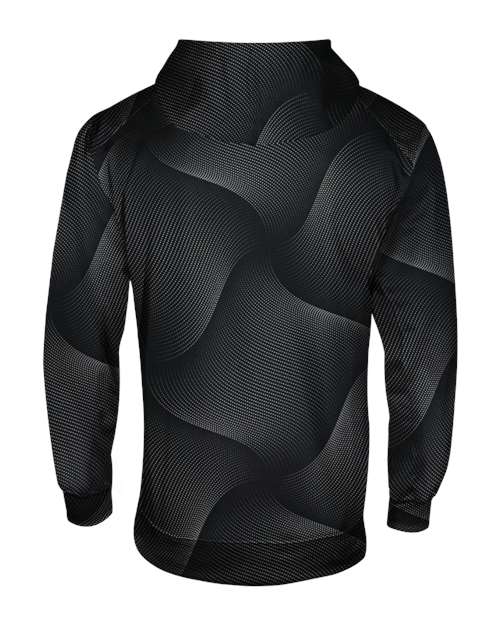 Men's Warp Hooded Sweatshirt - Black Back
