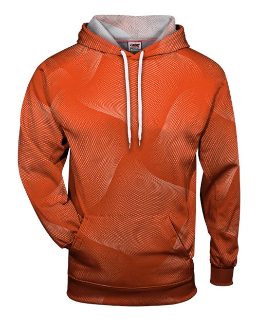 Men's Warp Hooded Sweatshirt - Burnt Orange Front