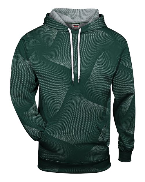 Men's Warp Hooded Sweatshirt - Forest Front