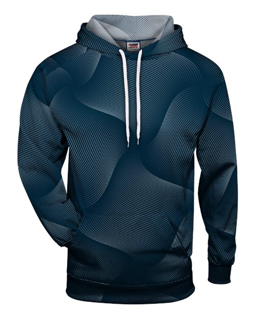Men's Warp Hooded Sweatshirt - Navy Front