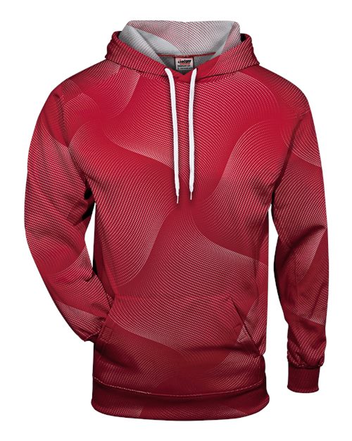 Men's Warp Hooded Sweatshirt - Red Front
