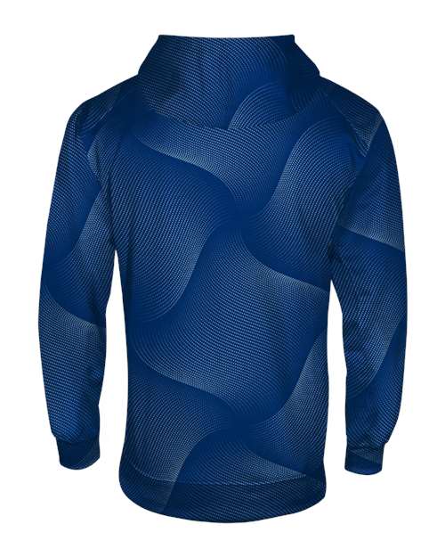 Men's Warp Hooded Sweatshirt - Royal Back