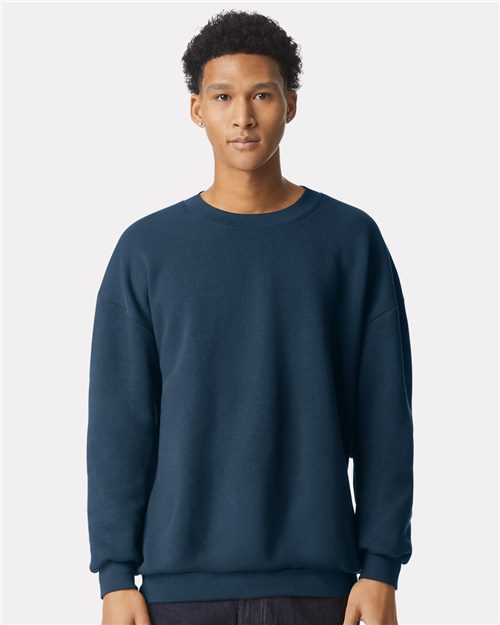 Unisex ReFlex Fleece Crewneck Sweatshirt - True Navy Front