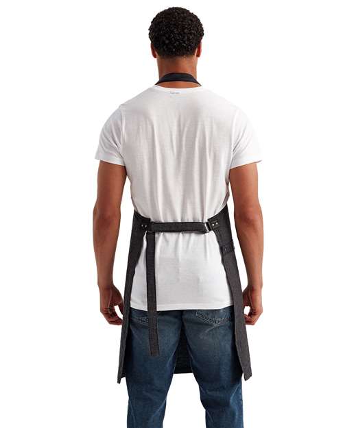 Annex Oxford Bib Apron - Black Back