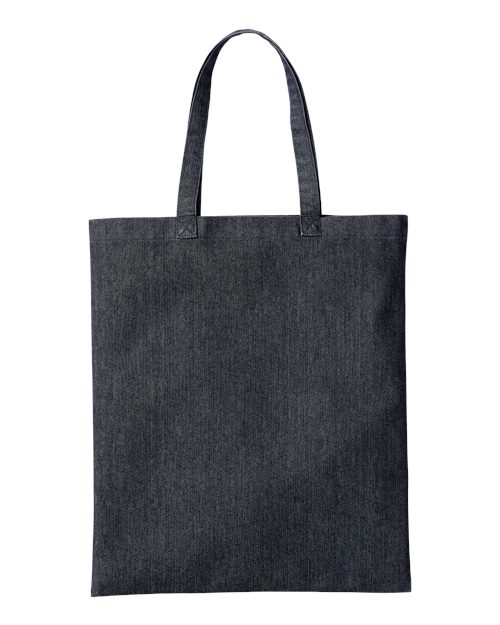 Artisan Collection by Reprime Denim Tote Bag - Black Denim Front