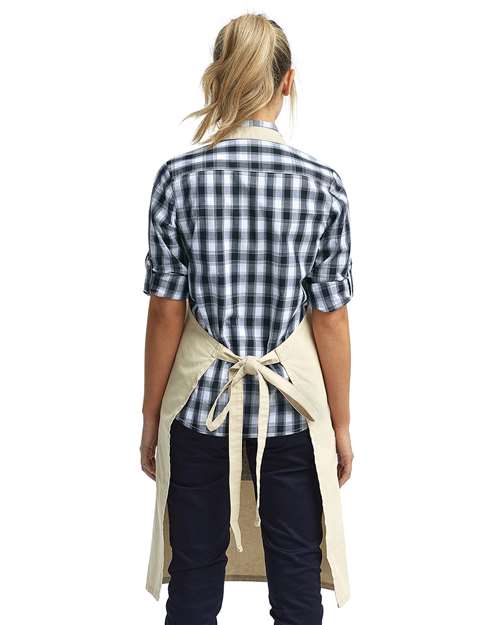 Calibre Heavy Cotton Canvas Pocket Apron - Natural Back