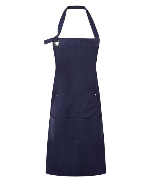 Calibre Heavy Cotton Canvas Pocket Apron - Navy Front