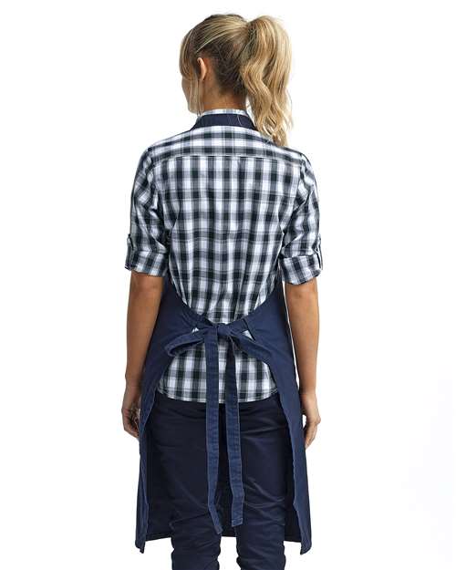 Calibre Heavy Cotton Canvas Pocket Apron - Navy Back