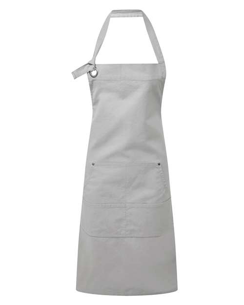 Calibre Heavy Cotton Canvas Pocket Apron - Silver Front