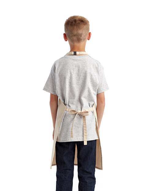 Youth Recycled Apron - Natural Back